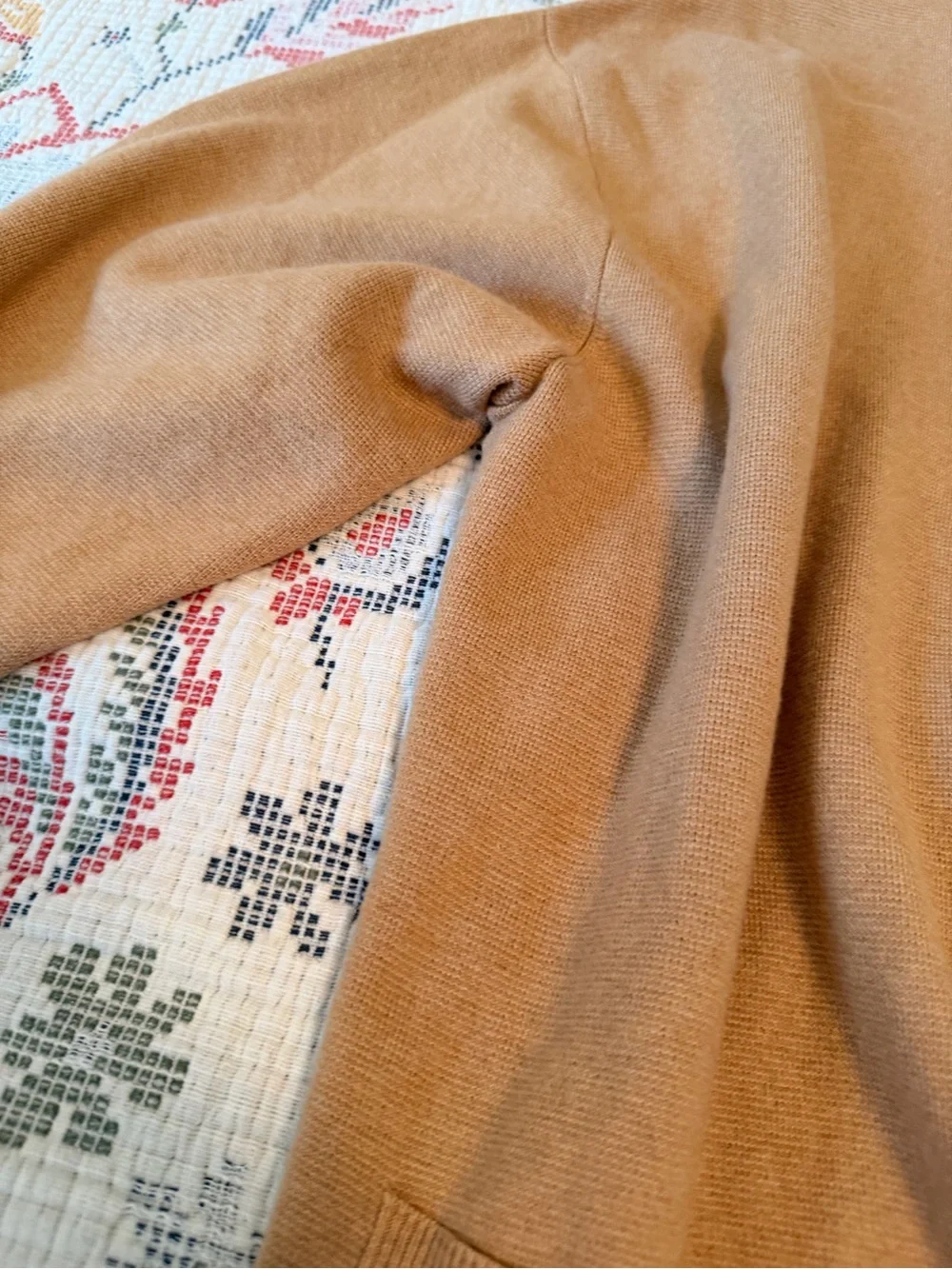 J. Crew Long sweater blazer with side slits - Hthr Khaki